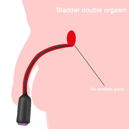 Vibrating Penis Plug Urethral Dilator Stimulate Ejaculation Delay Sounding