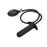 Black Silicone Inflatable Butt Plug