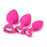 Jeweled Silicone Butt Plugs
