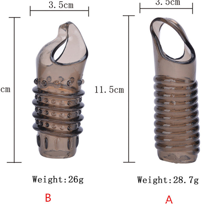 Bumpy Penis Sleeve with Ball Loop