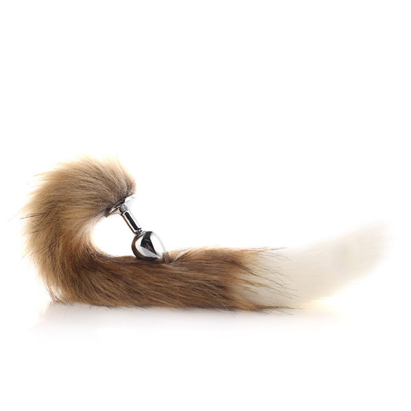 Brown & Whtie Canie Tail Plug
