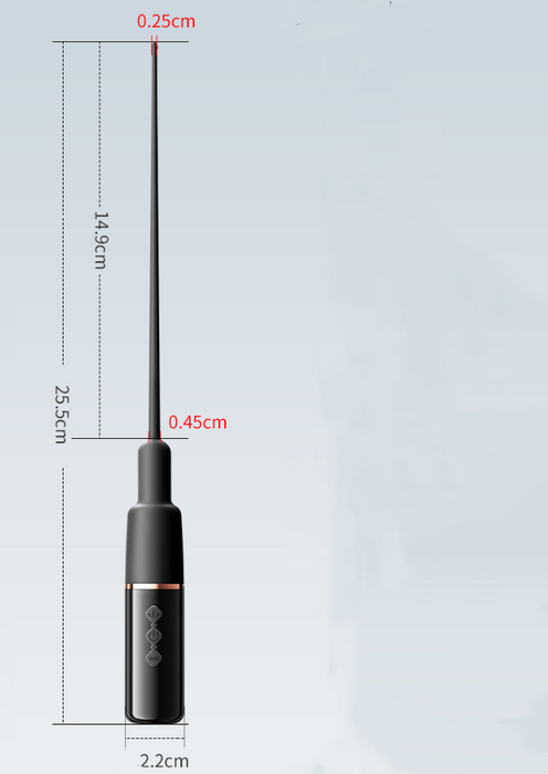 USB Rechargeable Vibrating Silicone Urethral Sound