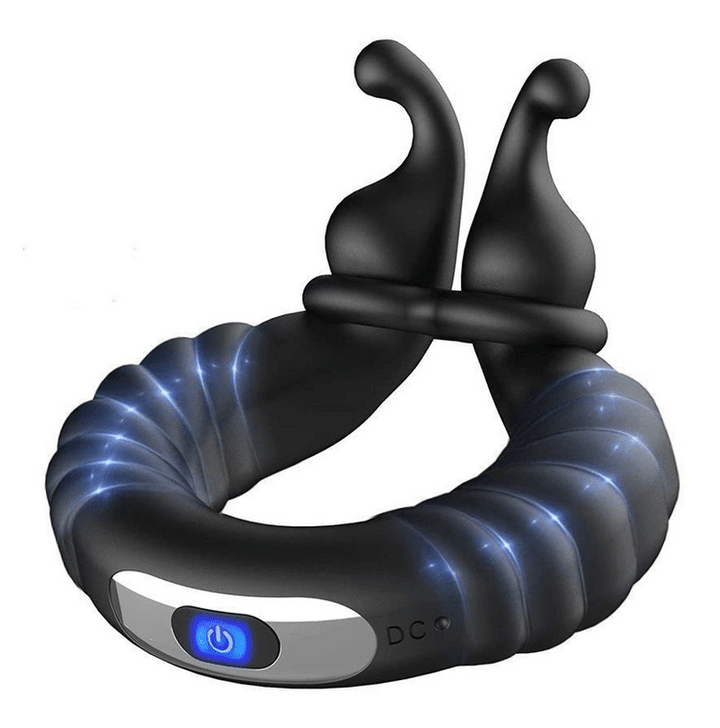 Dual Stretchy Cock Ring Dildo