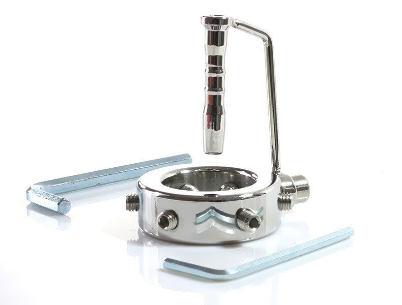 Kali's Teeth Spike Glans Penis Ring Dialator with Urethral Penis Plug