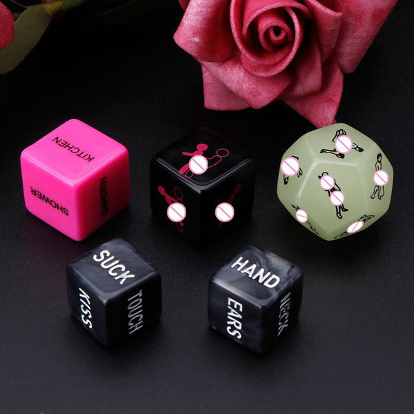 Sex Dice for erotic games and foreplay (5 Dices)