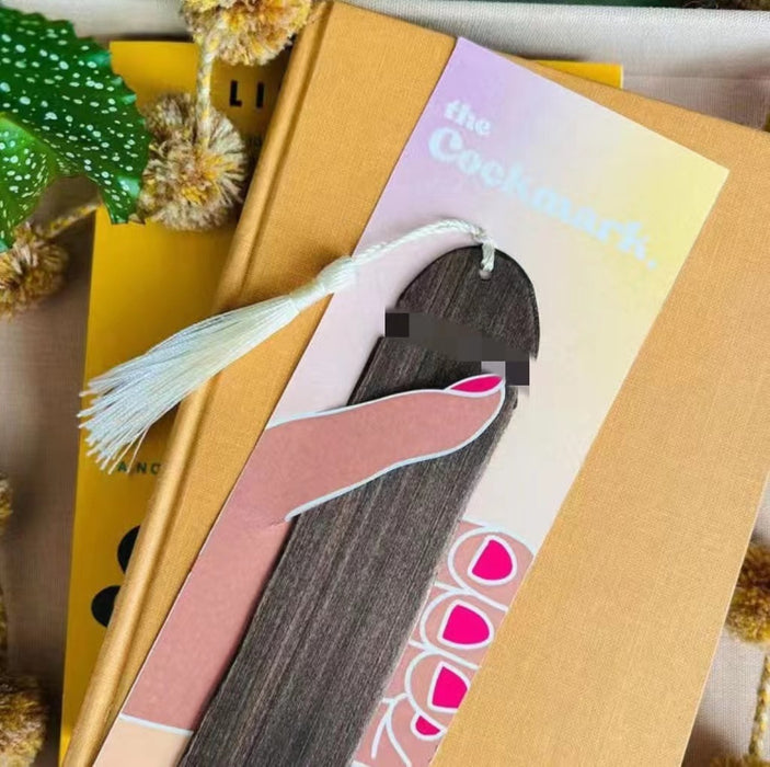 Wood Cockmark Penis Bookmark