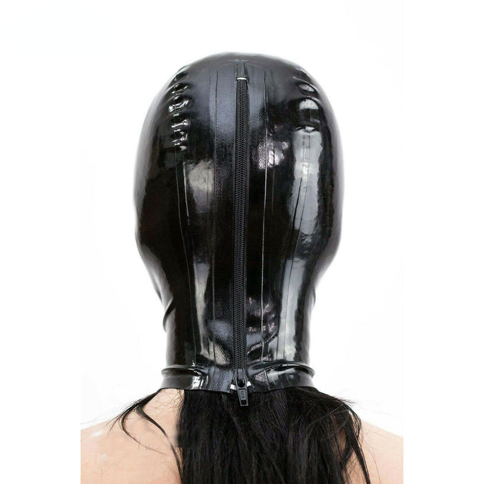 Latex SM Mask With Back Zipper