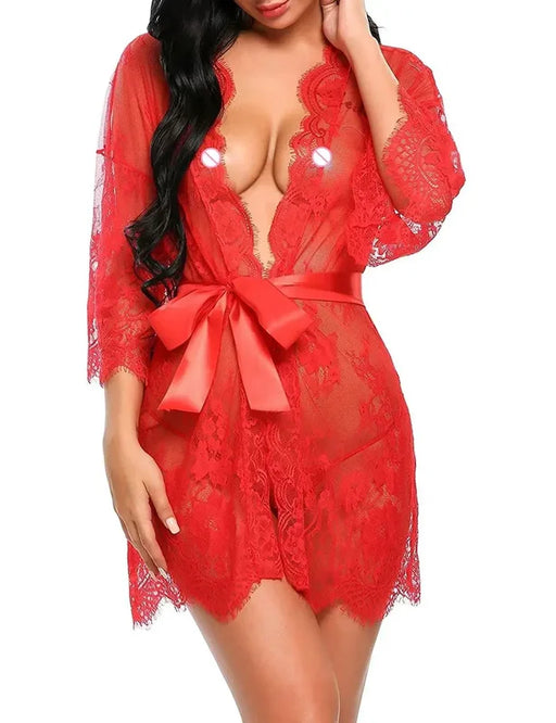 Babydoll Sexy Transparent Dress Hot Nightgown Sexy Underwear
