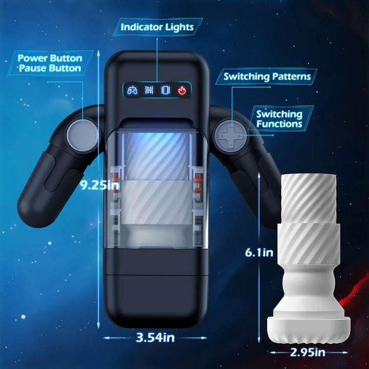 Shop Thrust vibration masturbator with heating function