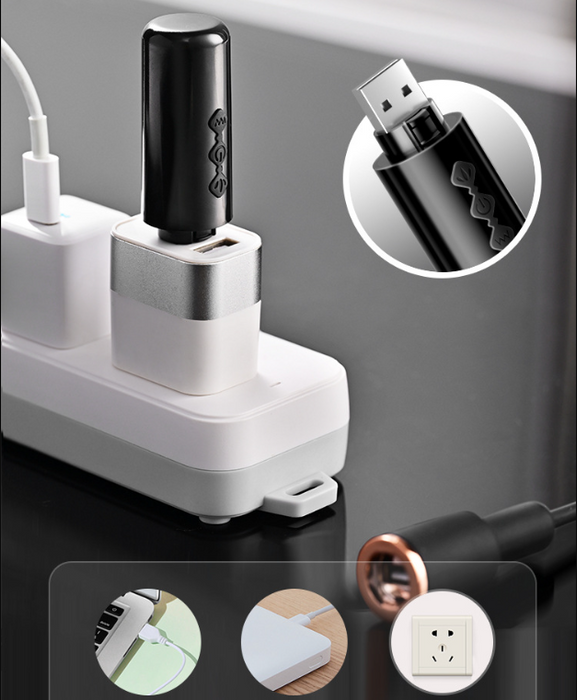 USB Rechargeable Vibrating Silicone Urethral Sound