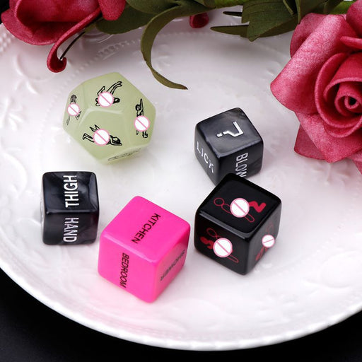 Sex Dice for erotic games and foreplay (5 Dices)