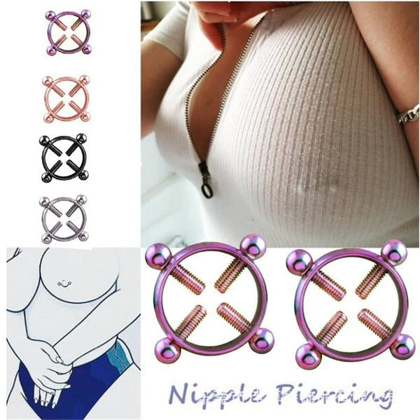 Cross Nipple Ring